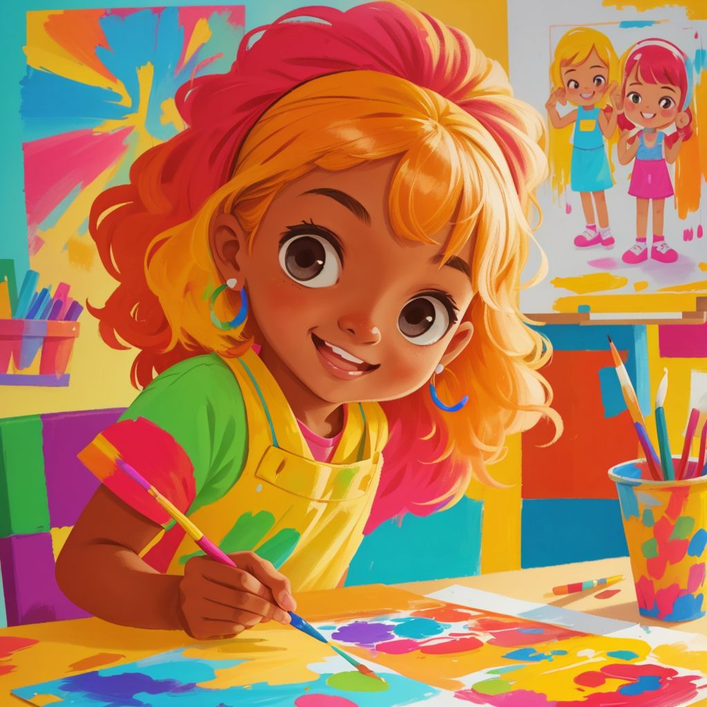 Alisha has fun with her mum