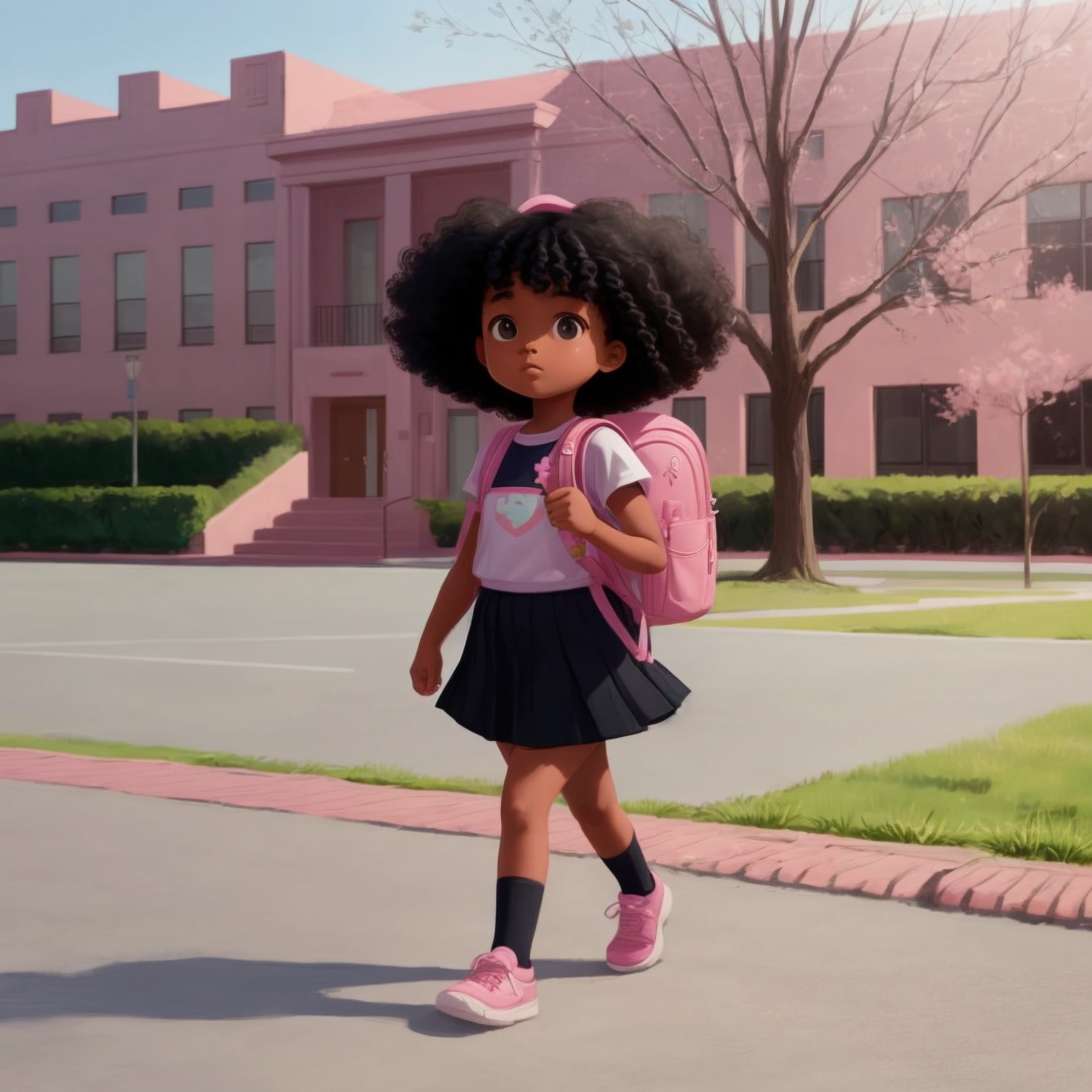 Anne et Emma à l'école