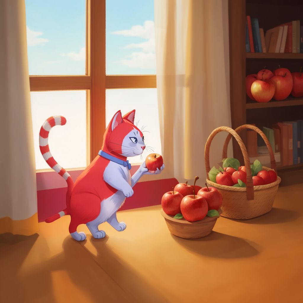 Blue Cat Counts to Ten