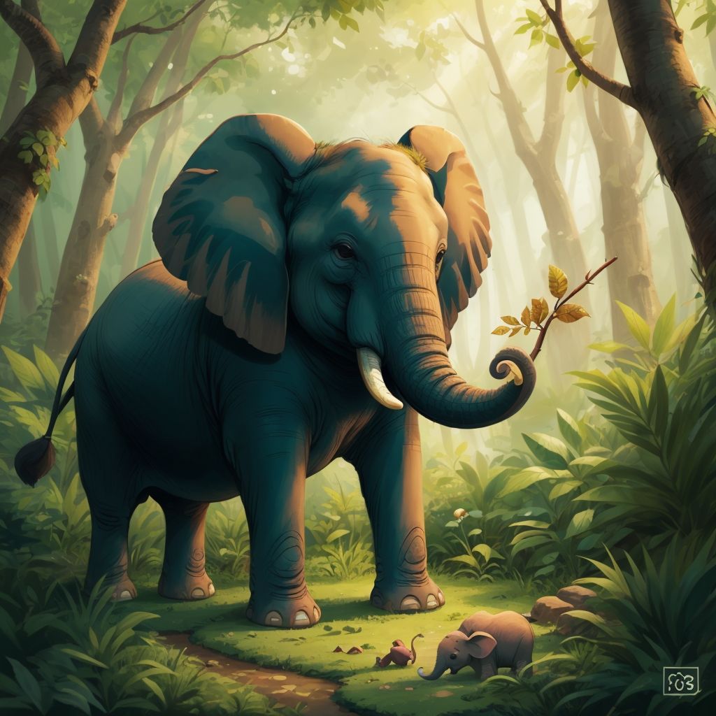 Ellie the Elephant and the Forest Friends