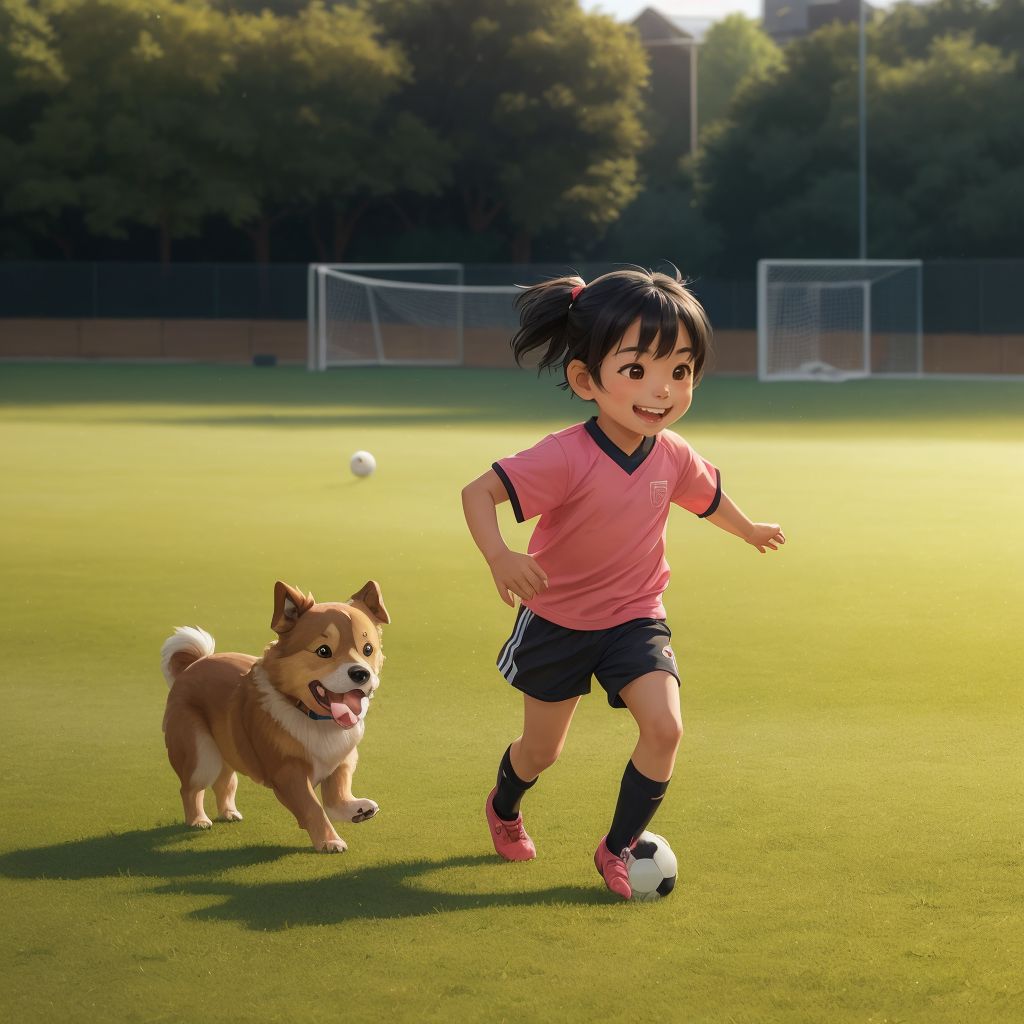 "Golden Paws: The Soccer Game"