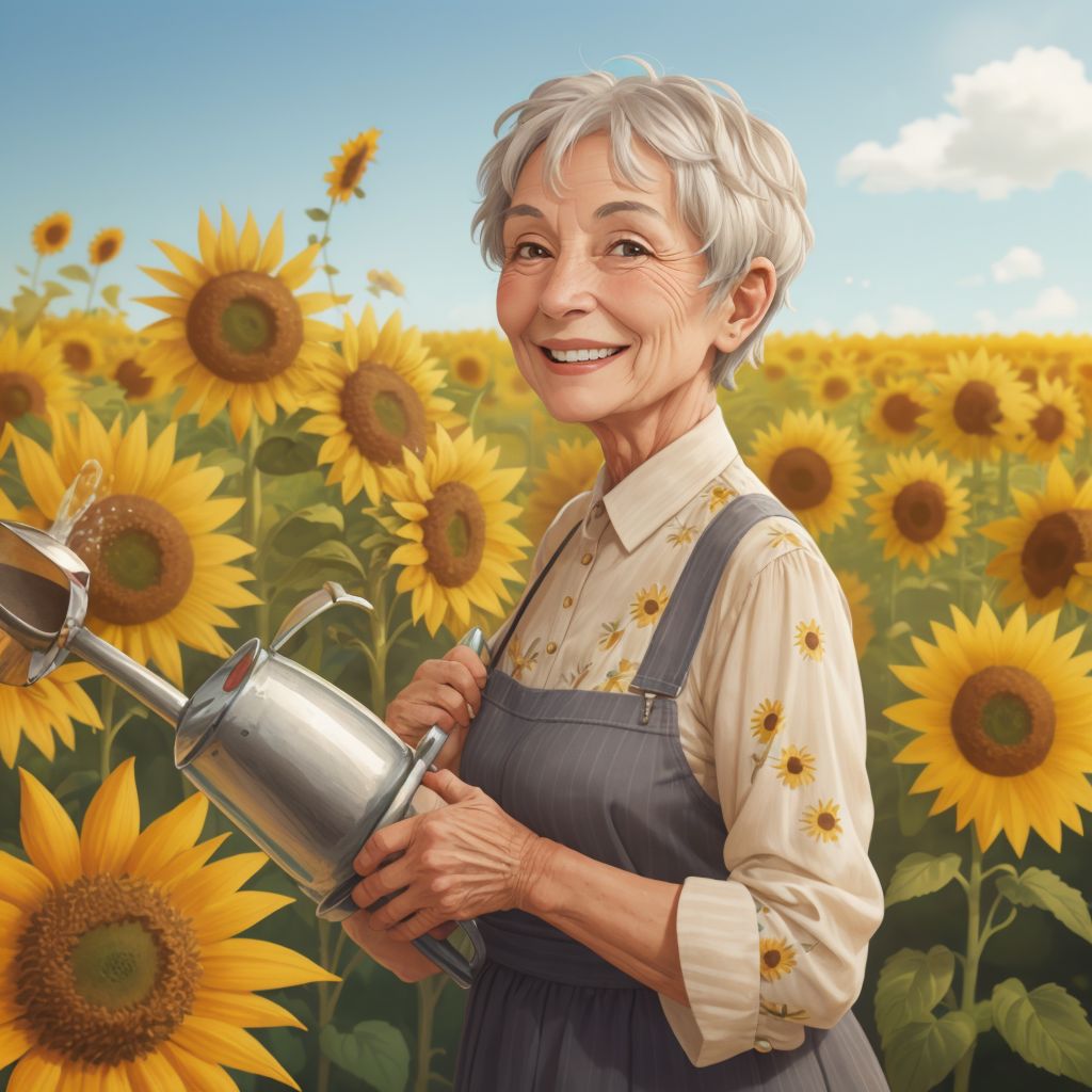 Grandma Lily's Sunflowers