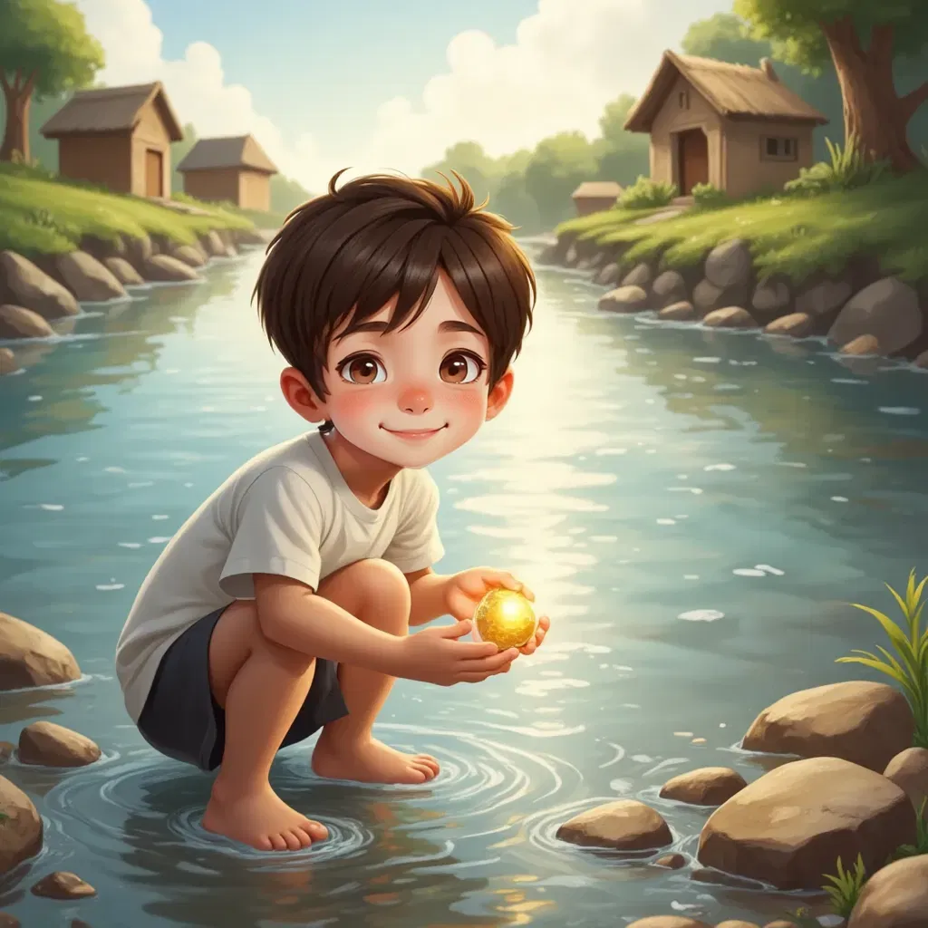 Title: The Magic Pebble of Kindness