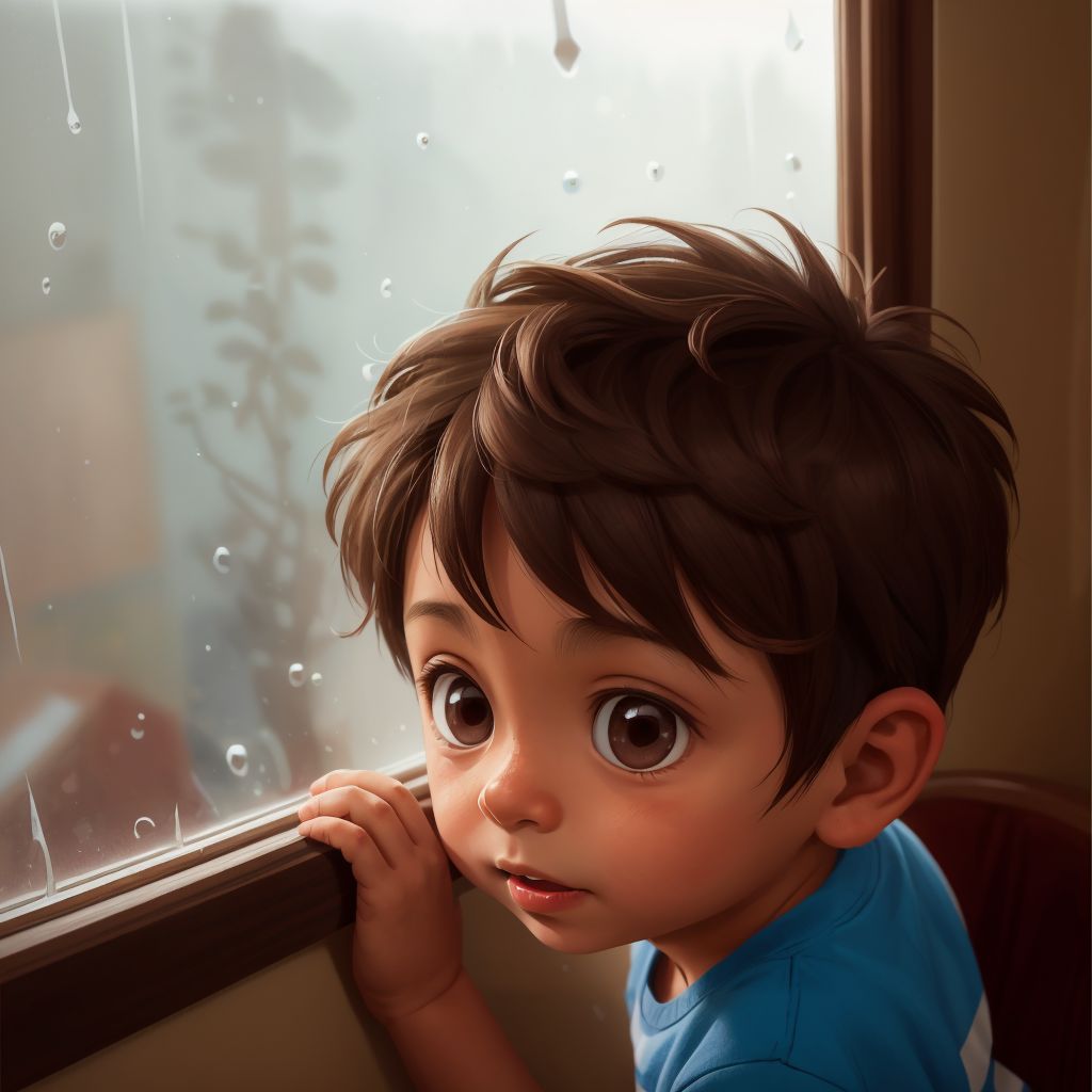 Um dia Chuvoso no Jardim